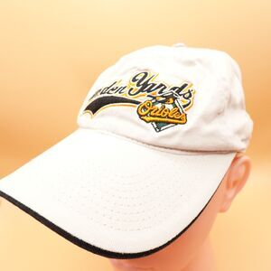 Baltimore Orioles Hat Cap Strap Back Mens White Black MLB Baseball Camden Yards